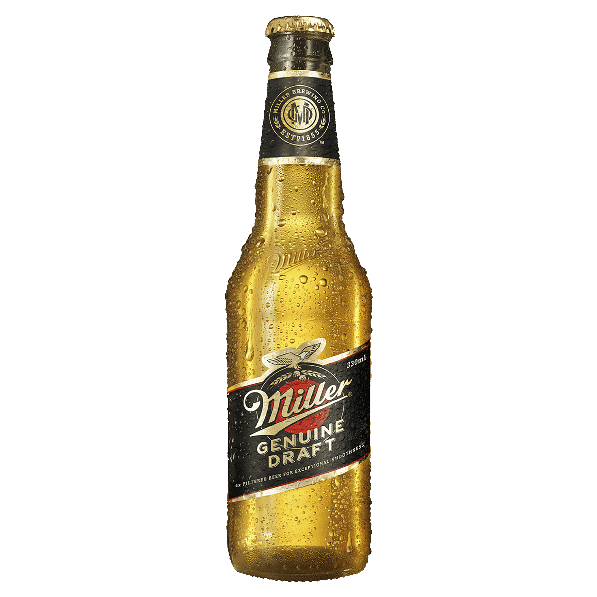 Miller Genuine Draft 330ml Bottles x 24 (Staff) – The Tasting Room
